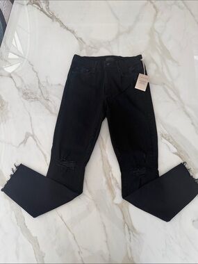 MOTHER Black Distressed Women’s Jeans